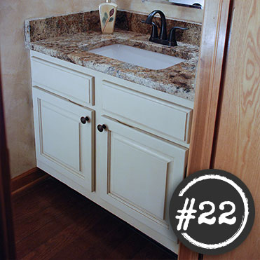 Kitchen painted with Classic Cupboards Paint. Visit www.classiccupboardspaint.com for more details.