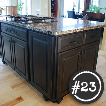 Kitchen painted with Classic Cupboards Paint. Visit www.classiccupboardspaint.com for more details.