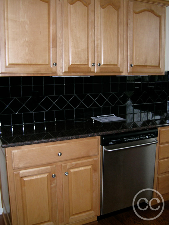 Kitchen painted with Classic Cupboards Paint. Visit www.classiccupboardspaint.com for more details.