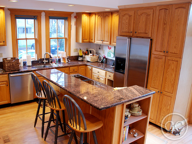 Kitchen painted with Classic Cupboards Paint. Visit www.classiccupboardspaint.com for more details.