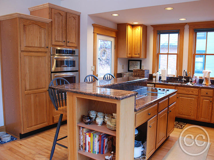 Kitchen painted with Classic Cupboards Paint. Visit www.classiccupboardspaint.com for more details.