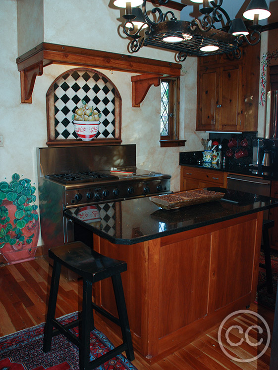 Kitchen painted with Classic Cupboards Paint. Visit www.classiccupboardspaint.com for more details.