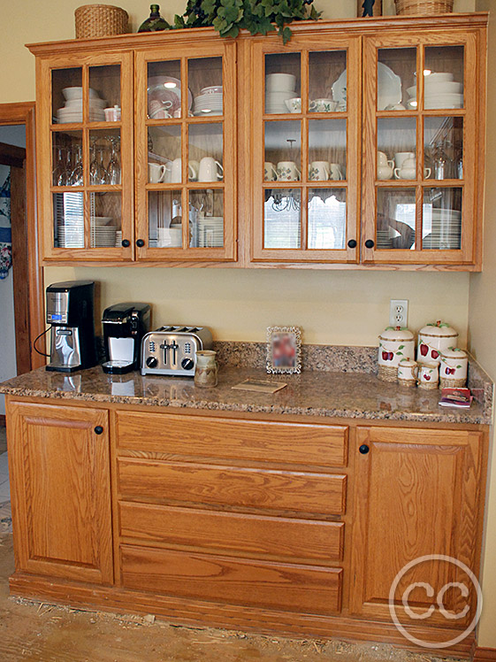 Kitchen painted with Classic Cupboards Paint. Visit www.classiccupboardspaint.com for more details.