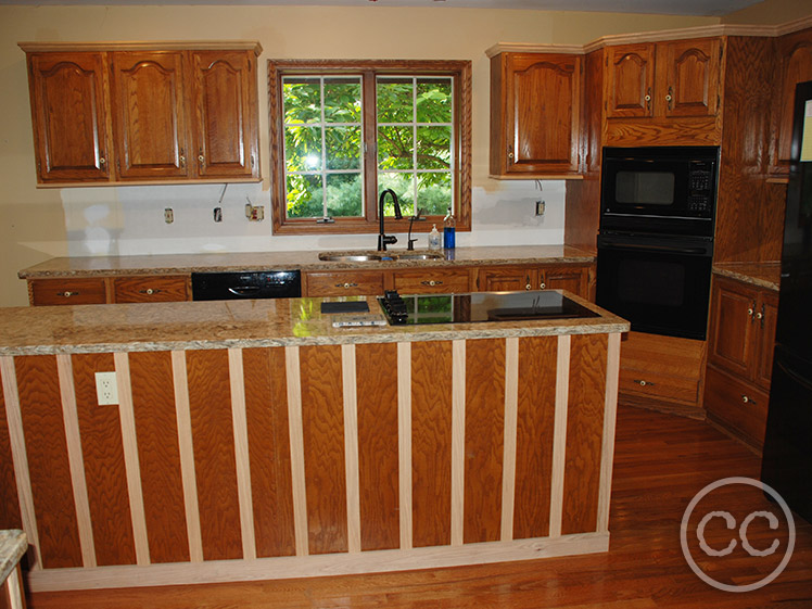 Kitchen painted with Classic Cupboards Paint. Visit www.classiccupboardspaint.com for more details.