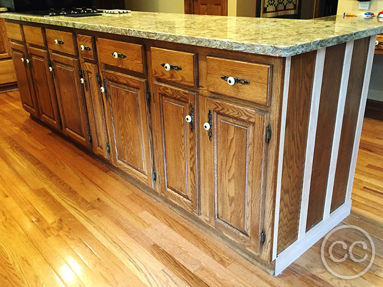 Kitchen painted with Classic Cupboards Paint. Visit www.classiccupboardspaint.com for more details.