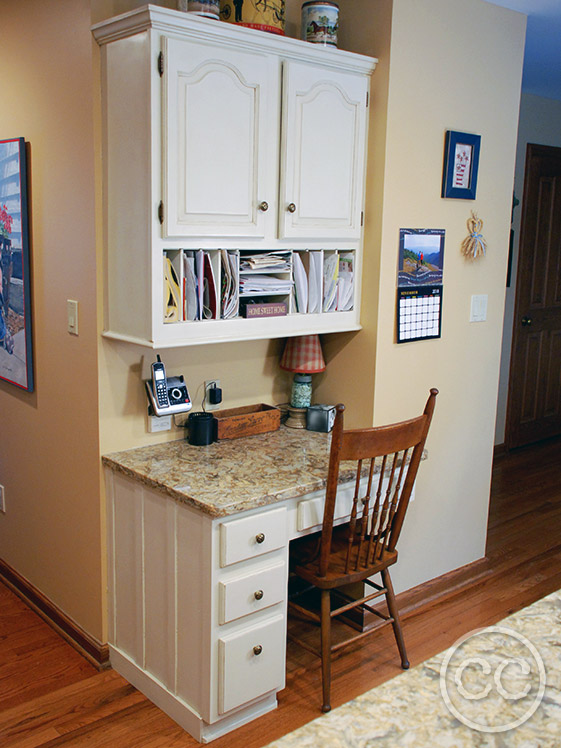 Kitchen painted with Classic Cupboards Paint. Visit www.classiccupboardspaint.com for more details.