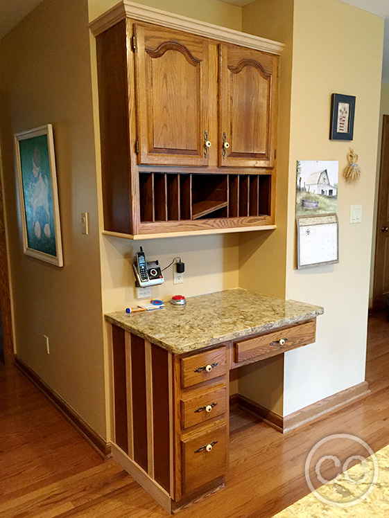 Kitchen painted with Classic Cupboards Paint. Visit www.classiccupboardspaint.com for more details.