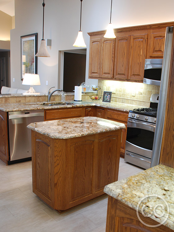 Kitchen painted with Classic Cupboards Paint. Visit www.classiccupboardspaint.com for more details.