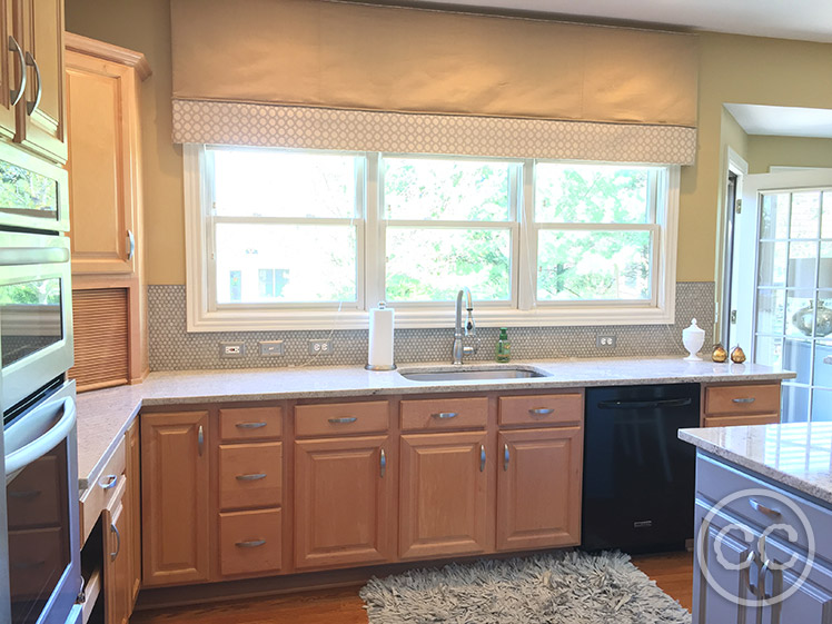 Kitchen painted with Classic Cupboards Paint. Visit www.classiccupboardspaint.com for more details.