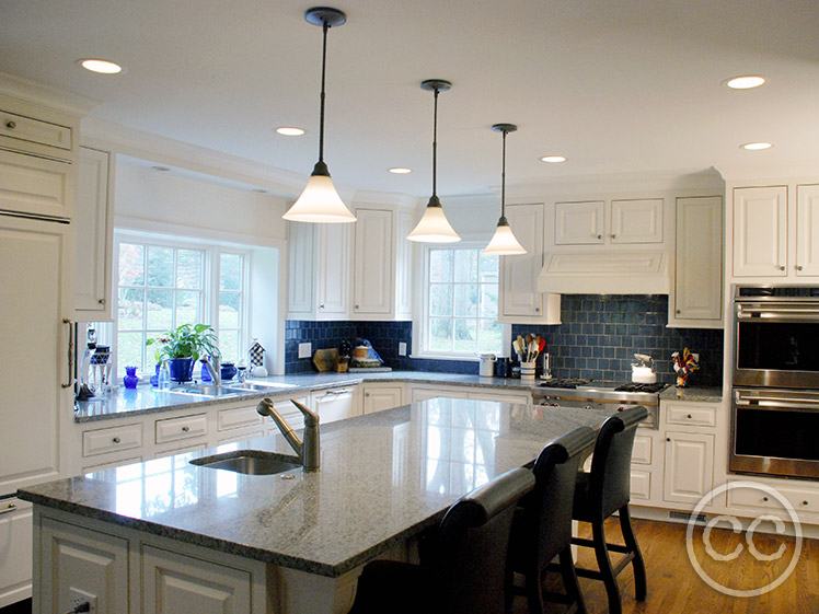 Kitchen painted with Classic Cupboards Paint. Visit www.classiccupboardspaint.com for more details.