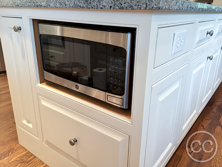 Kitchen painted with Classic Cupboards Paint. Visit www.classiccupboardspaint.com for more details.