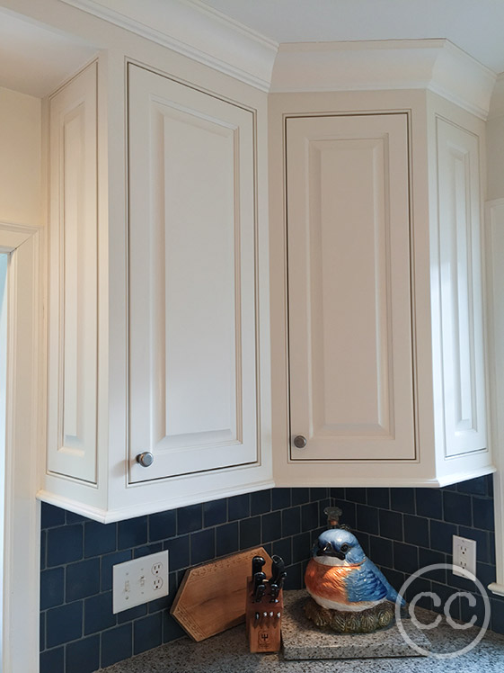 Kitchen painted with Classic Cupboards Paint. Visit www.classiccupboardspaint.com for more details.