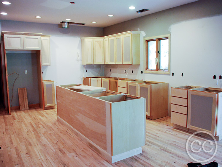 Kitchen painted with Classic Cupboards Paint. Visit www.classiccupboardspaint.com for more details.