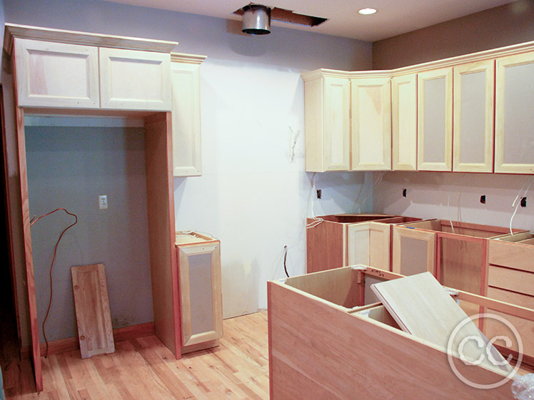 Kitchen painted with Classic Cupboards Paint. Visit www.classiccupboardspaint.com for more details.