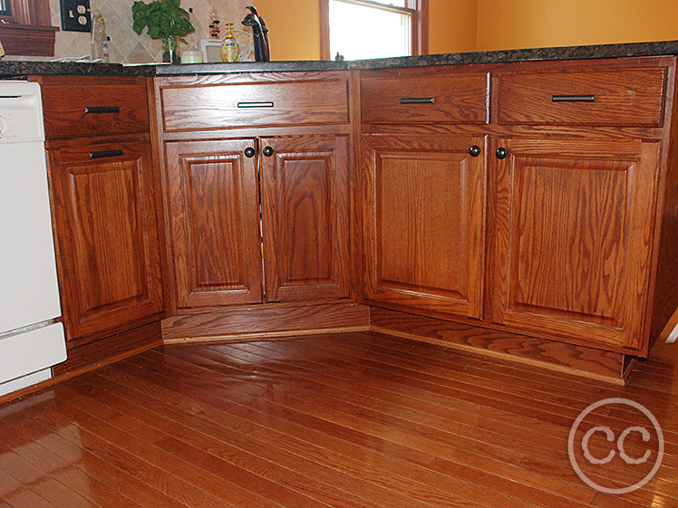 Kitchen painted with Classic Cupboards Paint. Visit www.classiccupboardspaint.com for more details.