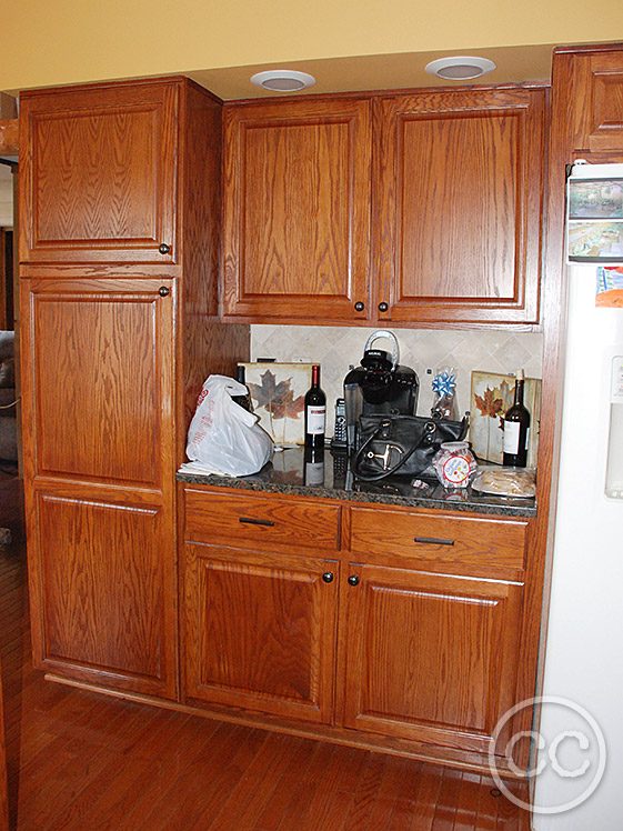 Kitchen painted with Classic Cupboards Paint. Visit www.classiccupboardspaint.com for more details.