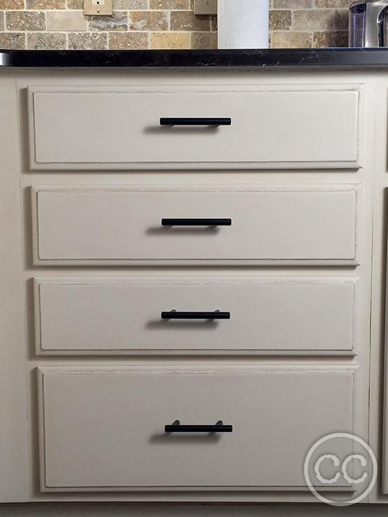 Kitchen painted with Classic Cupboards Paint. Visit www.classiccupboardspaint.com for more details.