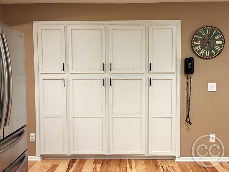 Kitchen painted with Classic Cupboards Paint. Visit www.classiccupboardspaint.com for more details.