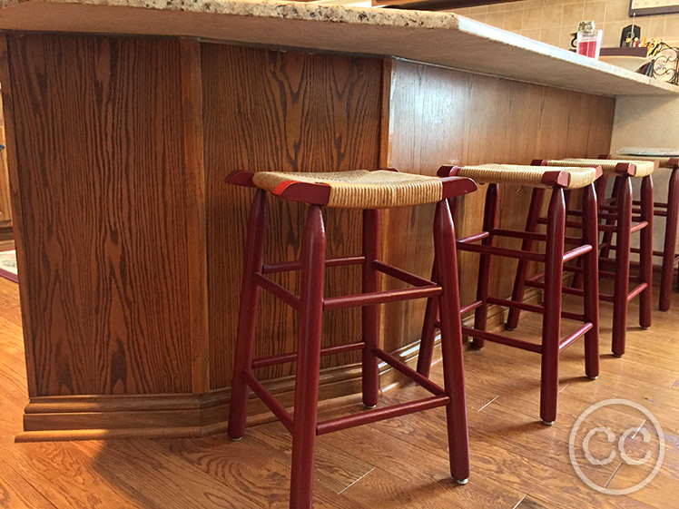 Kitchen painted with Classic Cupboards Paint. Visit www.classiccupboardspaint.com for more details.