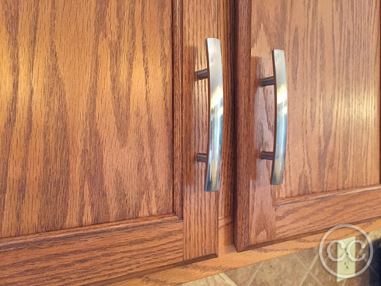 Kitchen painted with Classic Cupboards Paint. Visit www.classiccupboardspaint.com for more details.