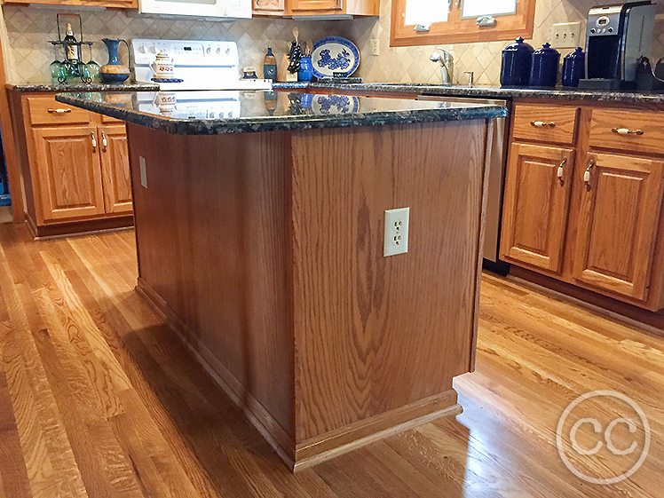 Kitchen painted with Classic Cupboards Paint. Visit www.classiccupboardspaint.com for more details.