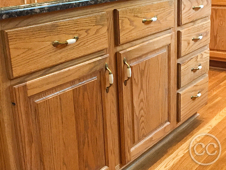 Kitchen painted with Classic Cupboards Paint. Visit www.classiccupboardspaint.com for more details.