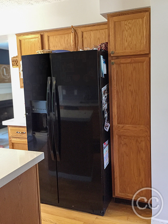 Kitchen painted with Classic Cupboards Paint. Visit www.classiccupboardspaint.com for more details.