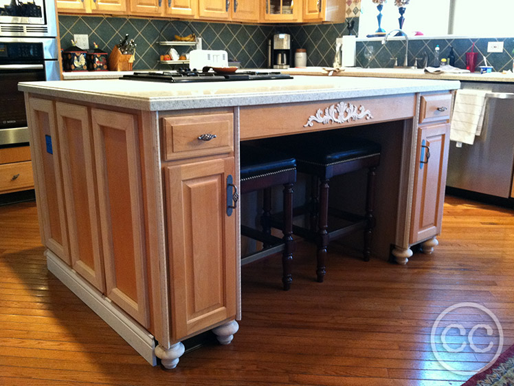 Kitchen painted with Classic Cupboards Paint. Visit www.classiccupboardspaint.com for more details.