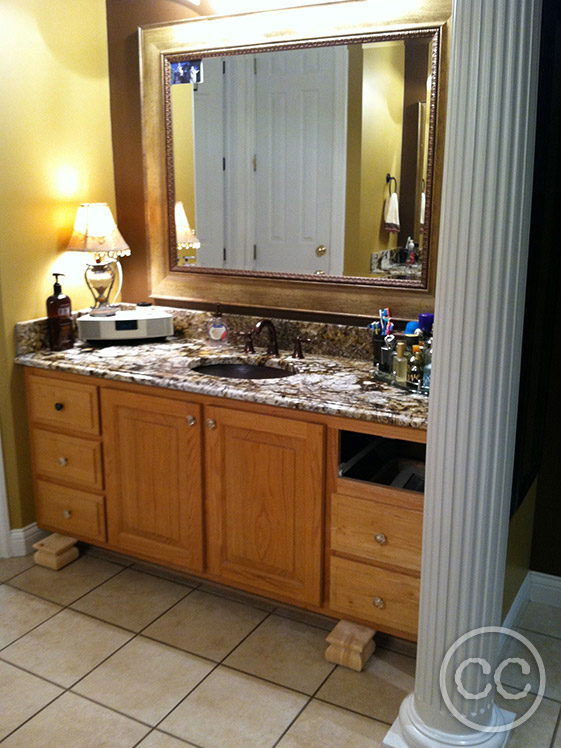 Kitchen painted with Classic Cupboards Paint. Visit www.classiccupboardspaint.com for more details.