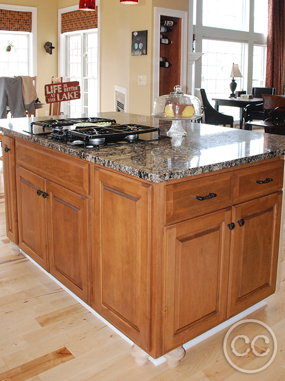 Kitchen painted with Classic Cupboards Paint. Visit www.classiccupboardspaint.com for more details.