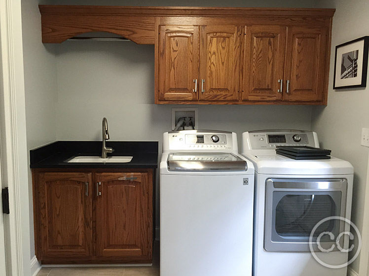 Kitchen painted with Classic Cupboards Paint. Visit www.classiccupboardspaint.com for more details.