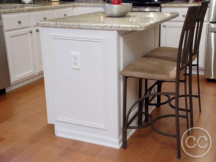 Kitchen painted with Classic Cupboards Paint. Visit www.classiccupboardspaint.com for more details.