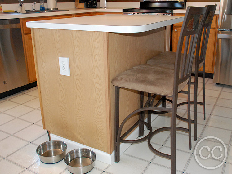 Kitchen painted with Classic Cupboards Paint. Visit www.classiccupboardspaint.com for more details.