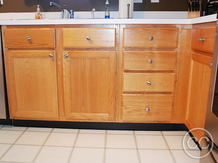 Kitchen painted with Classic Cupboards Paint. Visit www.classiccupboardspaint.com for more details.