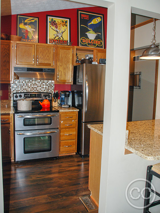 Kitchen painted with Classic Cupboards Paint. Visit www.classiccupboardspaint.com for more details.