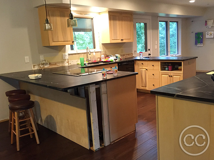 Kitchen painted with Classic Cupboards Paint. Visit www.classiccupboardspaint.com for more details.