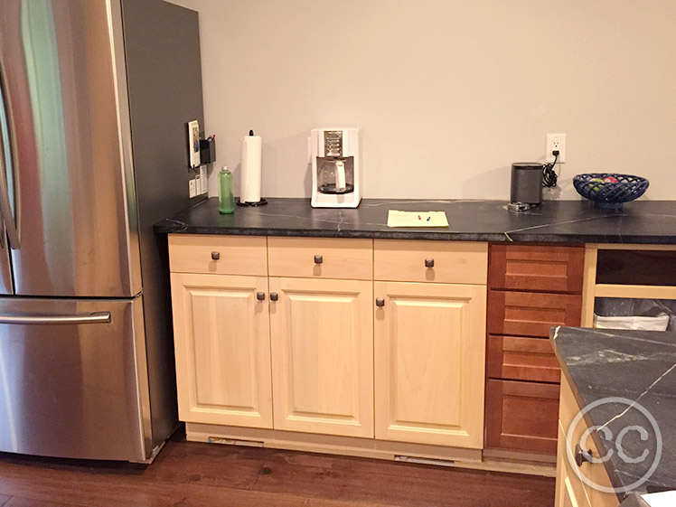 Kitchen painted with Classic Cupboards Paint. Visit www.classiccupboardspaint.com for more details.