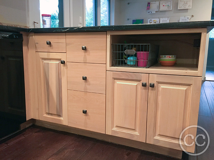 Kitchen painted with Classic Cupboards Paint. Visit www.classiccupboardspaint.com for more details.