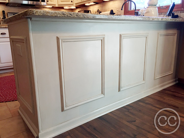 Kitchen painted with Classic Cupboards Paint. Visit www.classiccupboardspaint.com for more details.